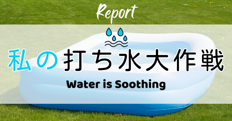 打ち水大作戦2026参加者からの感想 Water is Soothing